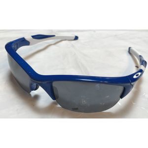 Vintage Oakley Half Jacket 2.0 Team Blue & White Sunglasses